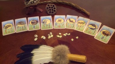 Nine totem animals oracle card spread.jpg