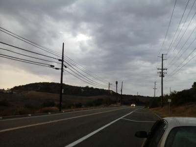 Rain on Mulholland Hwy