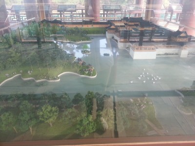 This is an overview model of the whole place